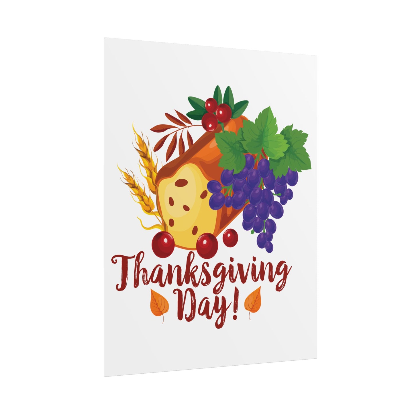 Rolled Poster -Thanksgiving Day - Bread