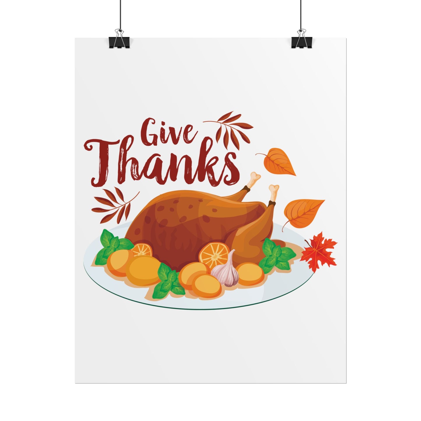 Rolled Poster -Give Thanks