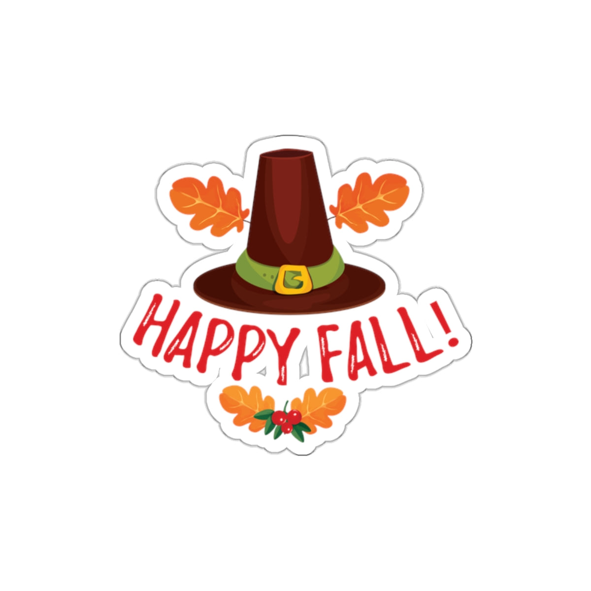 Die-Cut Stickers -Happy Fall