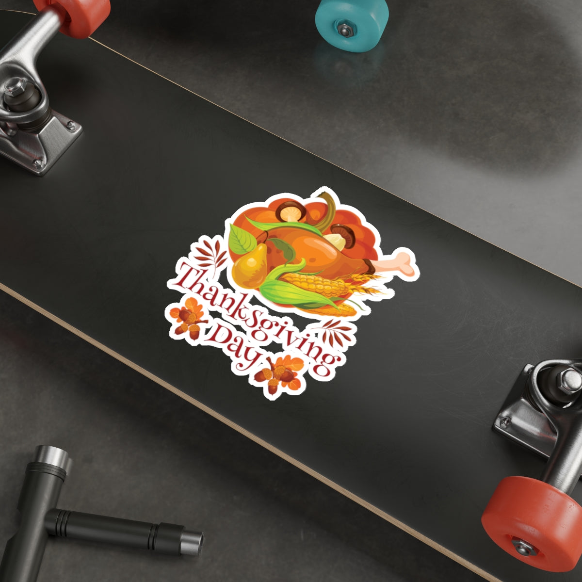 Die-Cut Stickers - Thanksgiving Day - Turkey