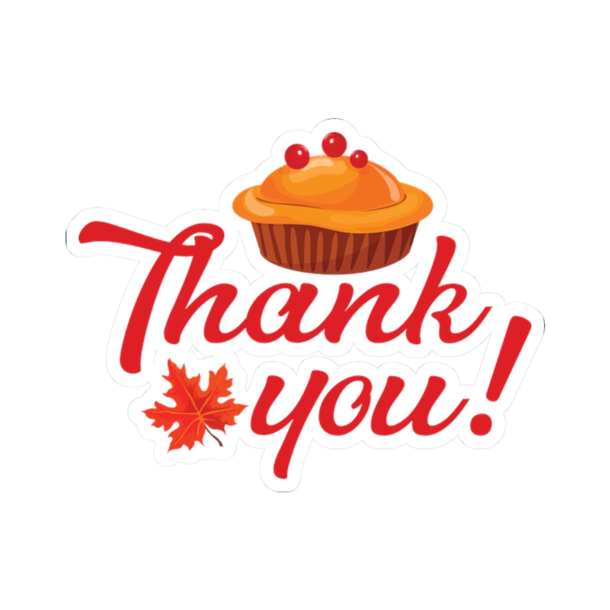 Kiss-Cut Stickers - Thank you