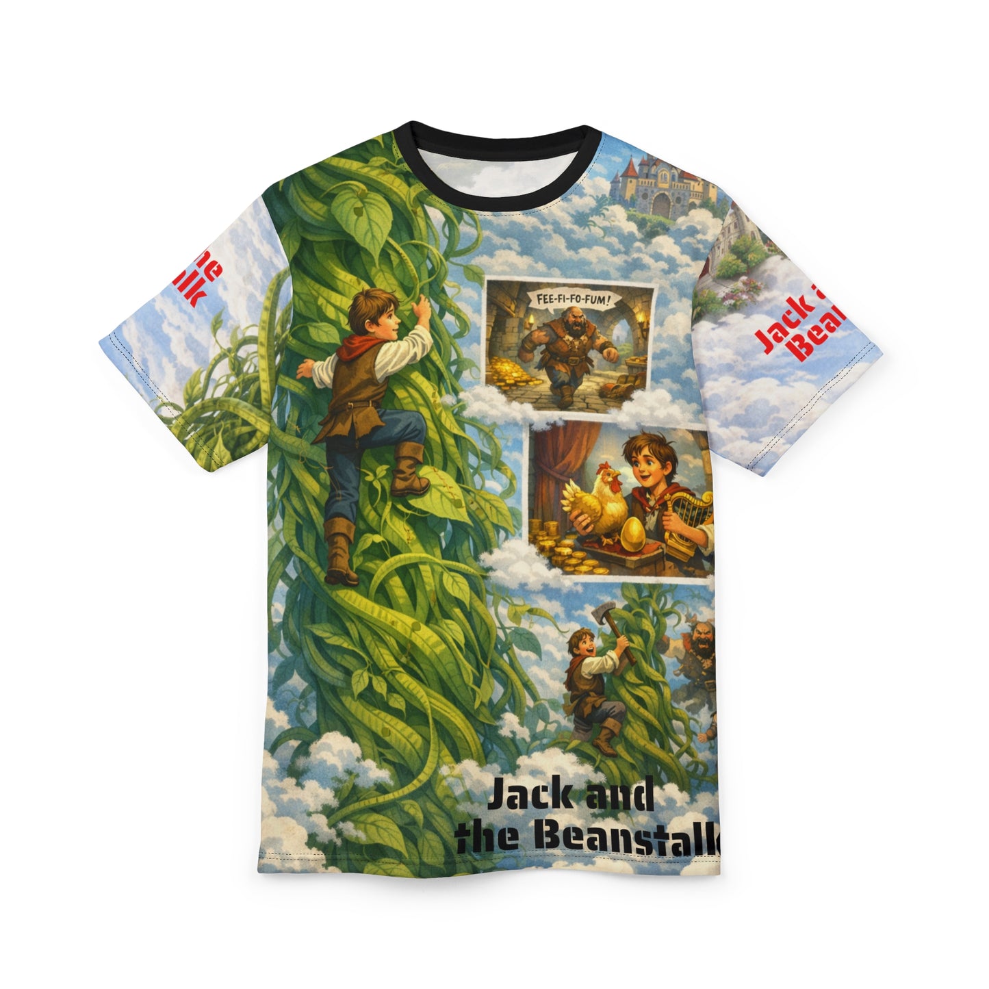 Jack and the Beanstalk All-Over Print Tee — Story Time Wear