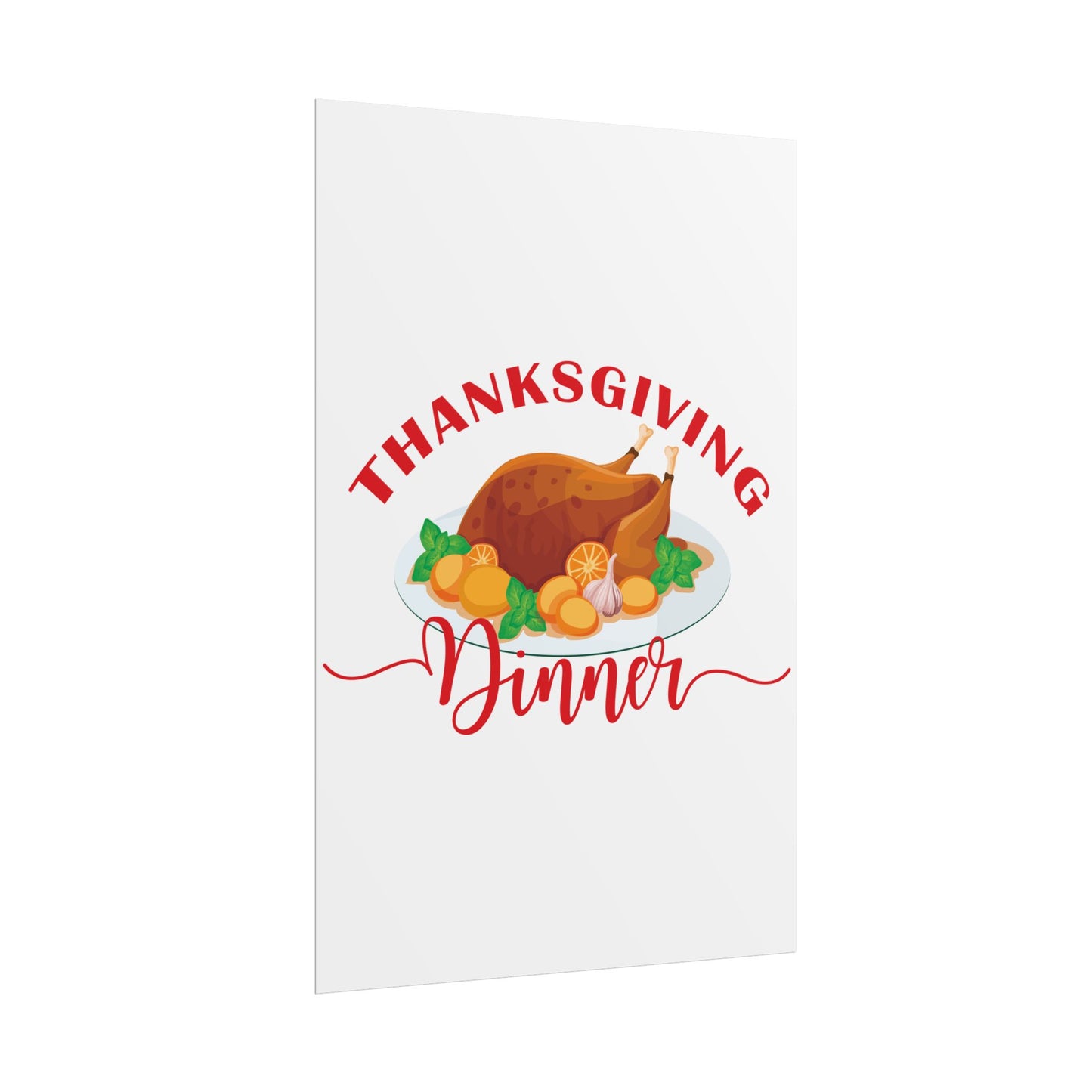 Rolled Poster -Thanksgiving Dinner