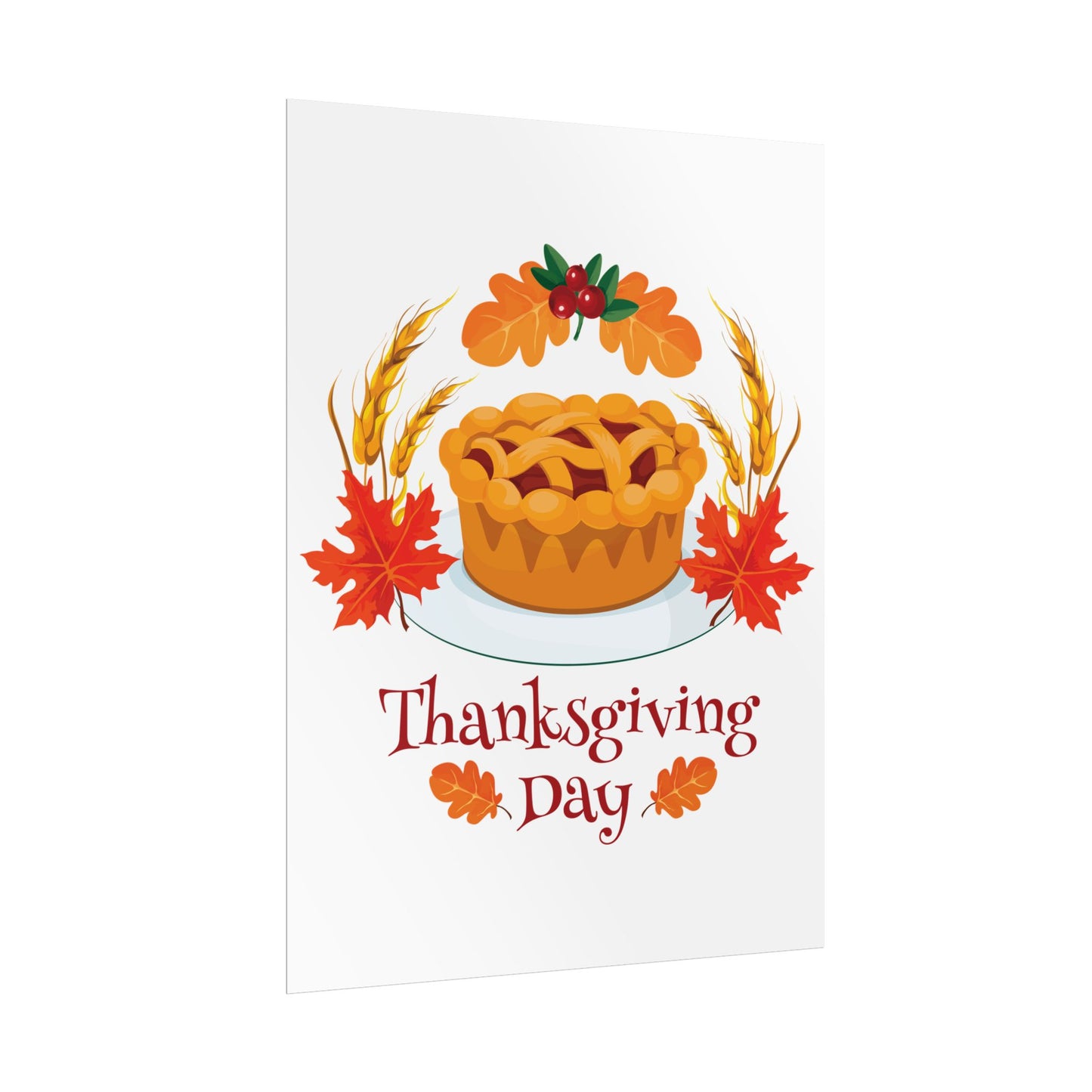 Rolled Poster -Thanksgiving Day