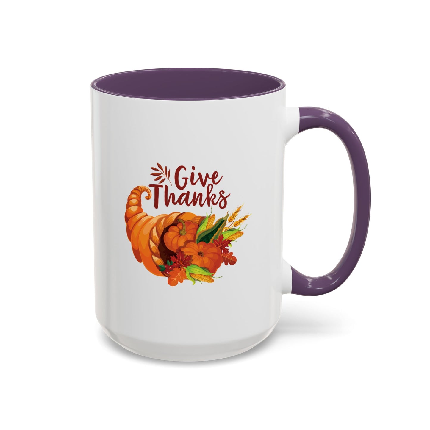 Accent Coffee Mug -Thanksgiving - Give Thanks