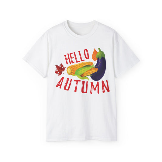 Unisex Ultra Cotton Tee - Hello Autumn
