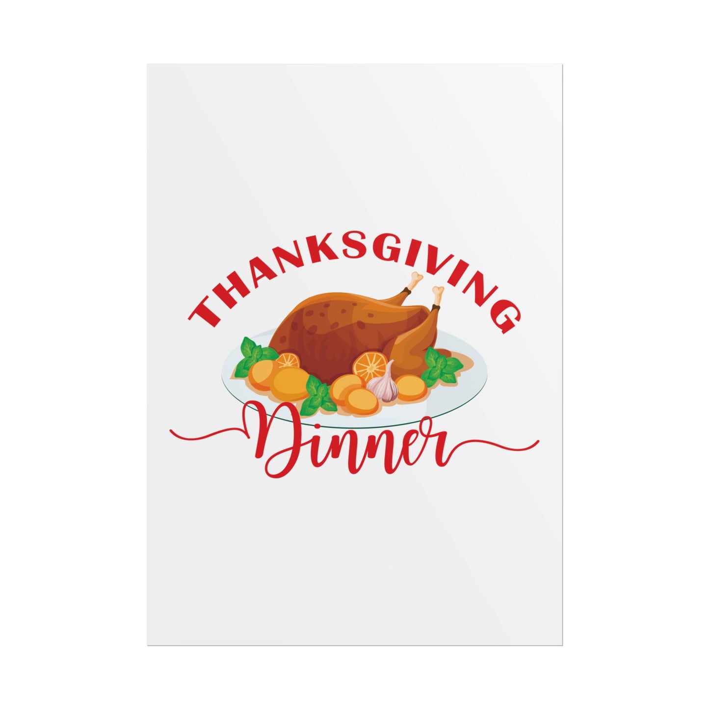 Rolled Poster -Thanksgiving Dinner