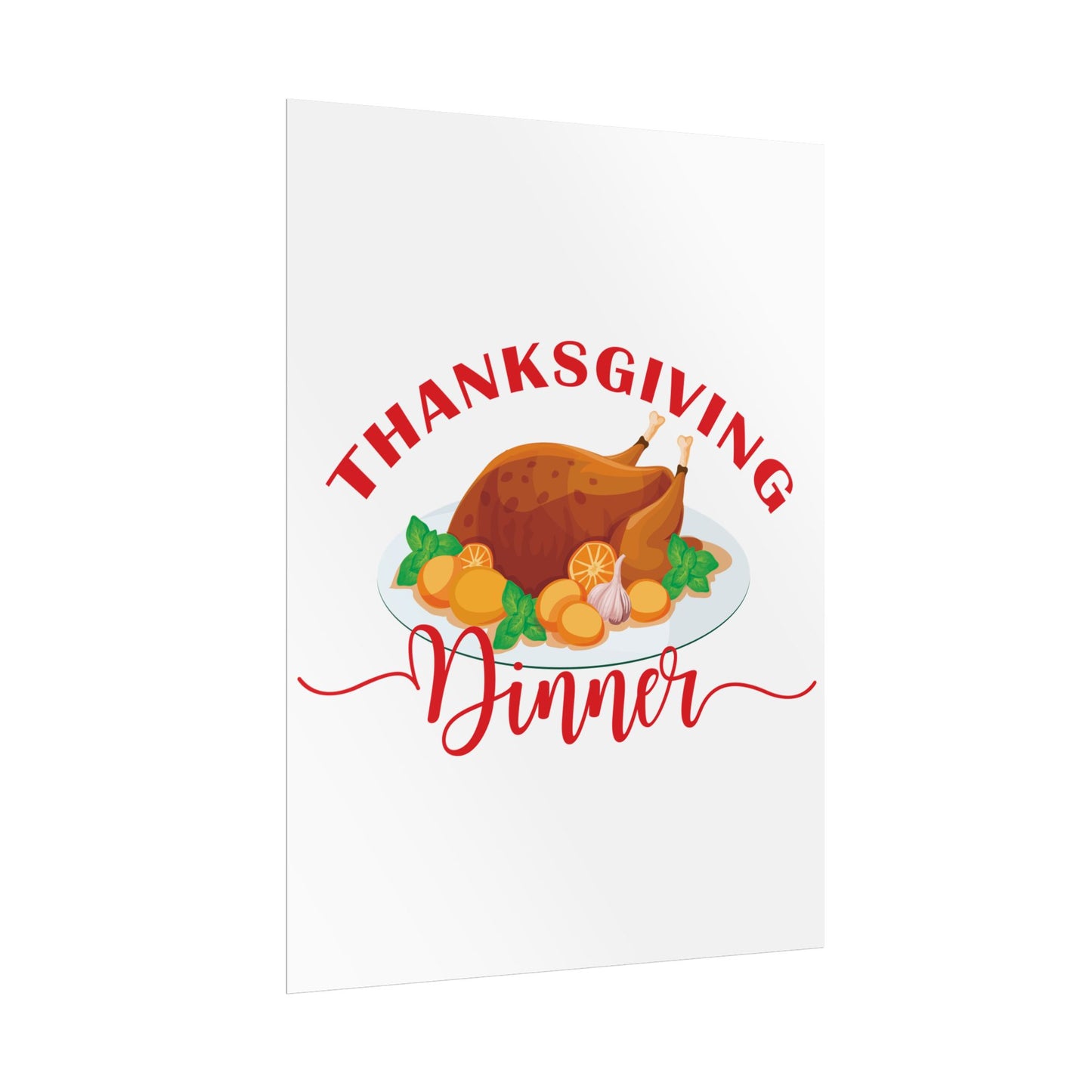 Rolled Poster -Thanksgiving Dinner