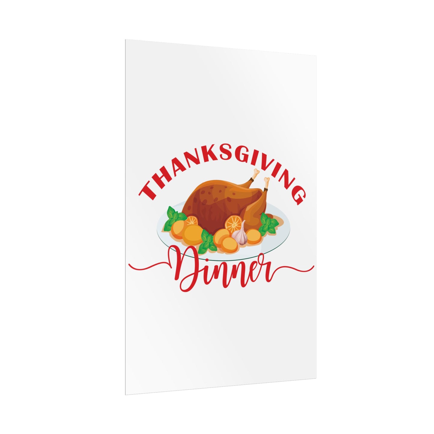 Rolled Poster -Thanksgiving Dinner