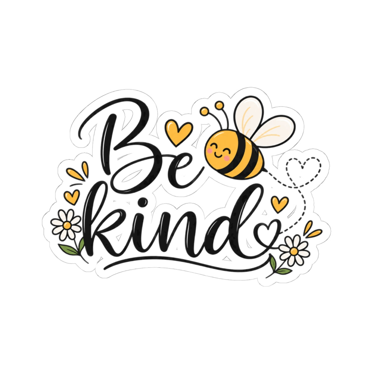 Kiss-Cut Stickers - Be Kind Bee