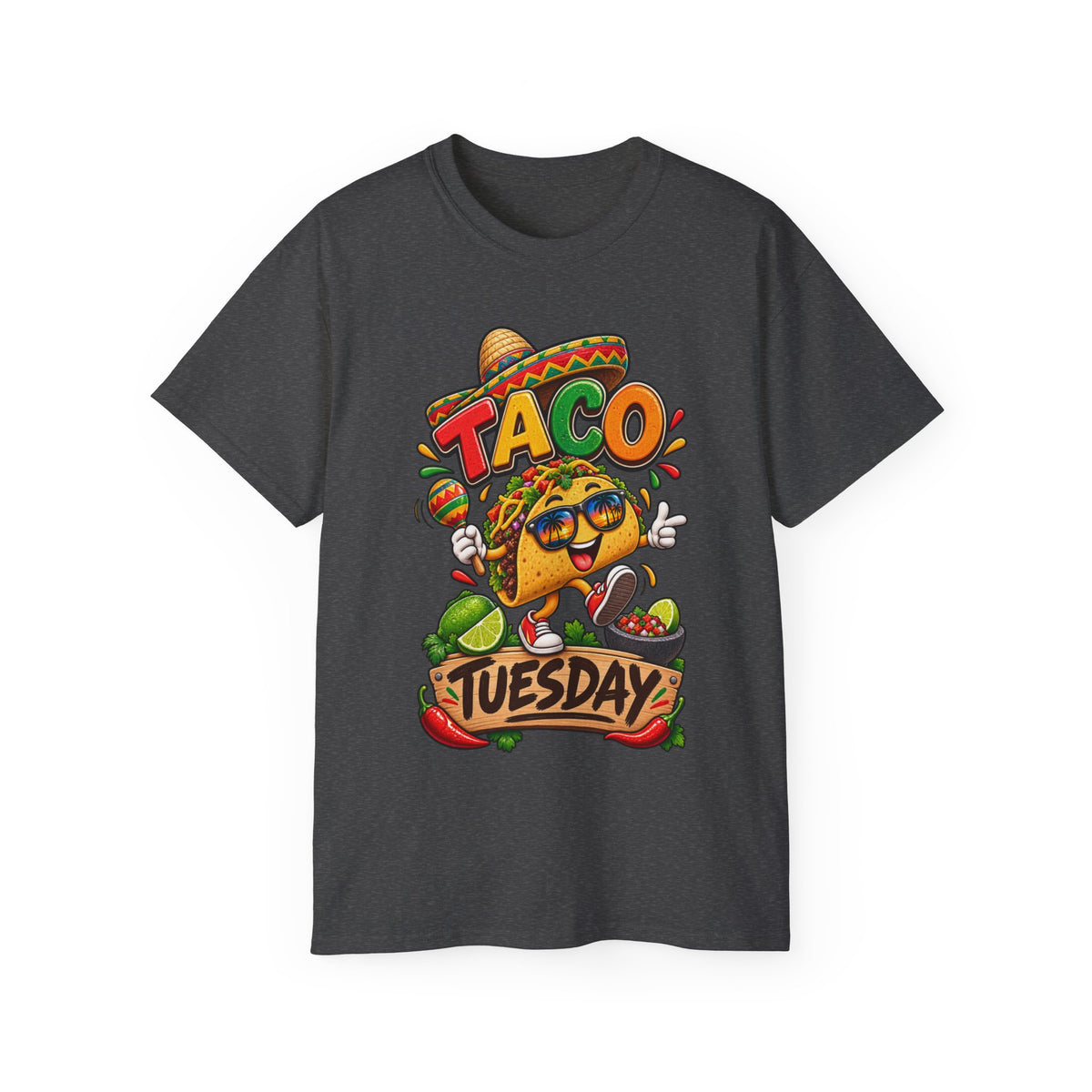 T-Shirt — Festive Taco Tuesday Fiesta