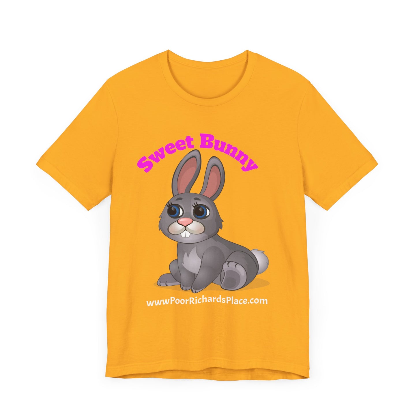 Unisex Jersey Short Sleeve Tee - Sweet Bunny - www.poorrichardsplace.com