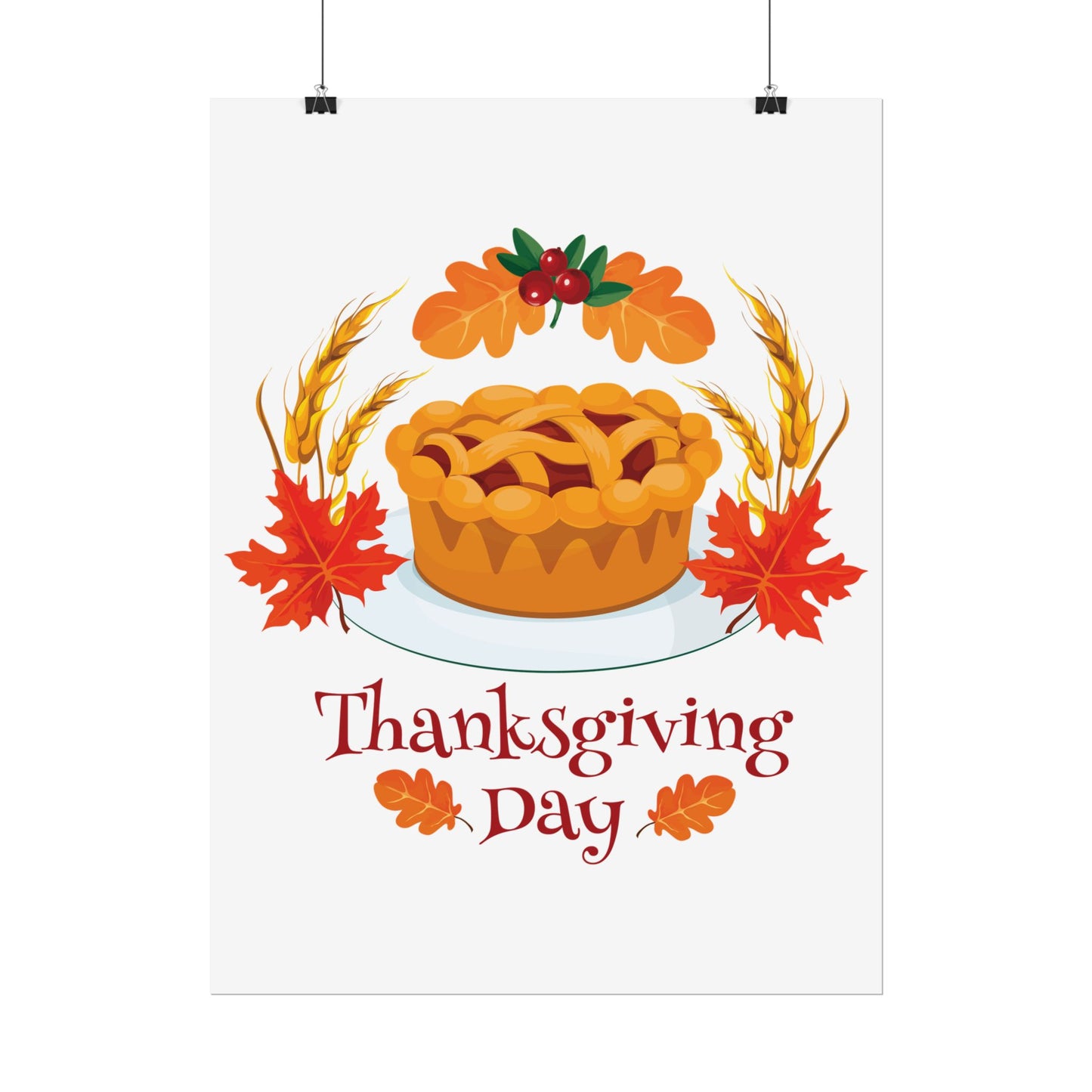 Rolled Poster -Thanksgiving Day