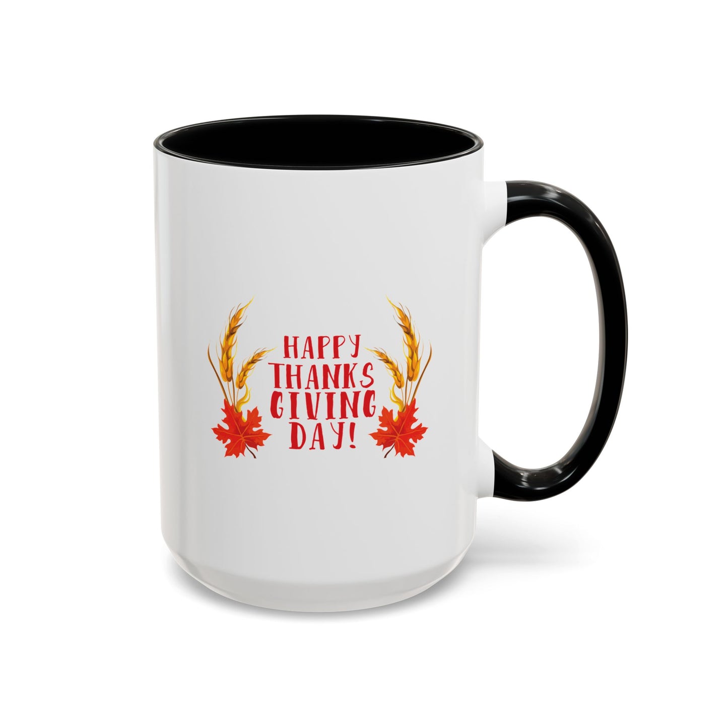 Accent Coffee Mug -Happy Thanksgiving Day