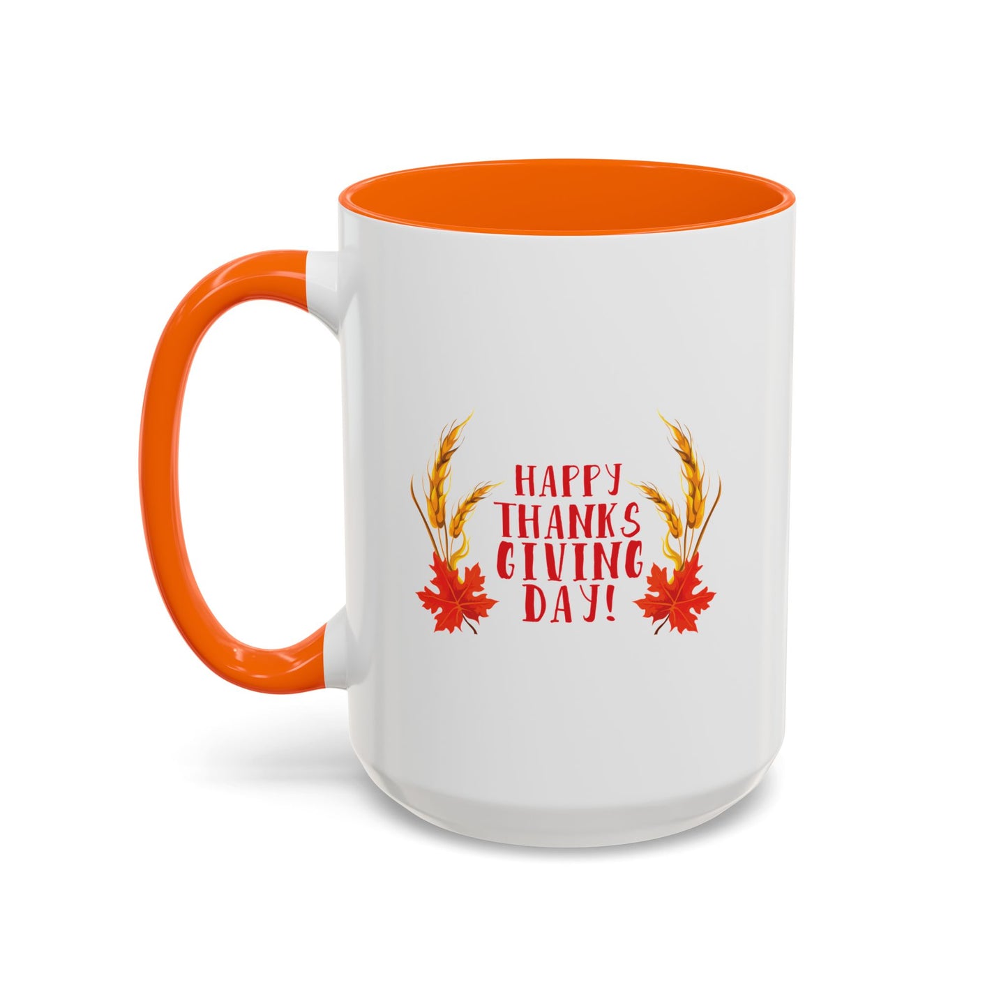 Accent Coffee Mug -Happy Thanksgiving Day