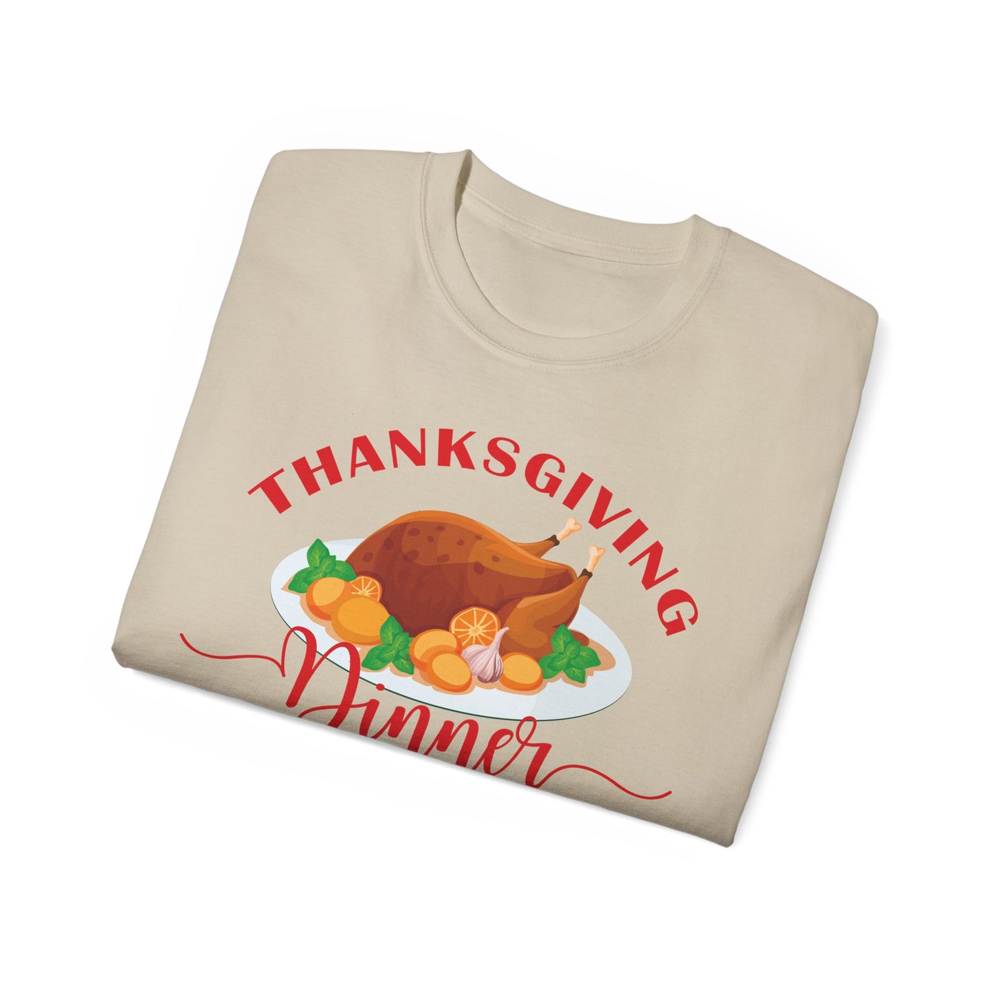 Unisex Ultra Cotton Tee -Thanksgiving Dinner
