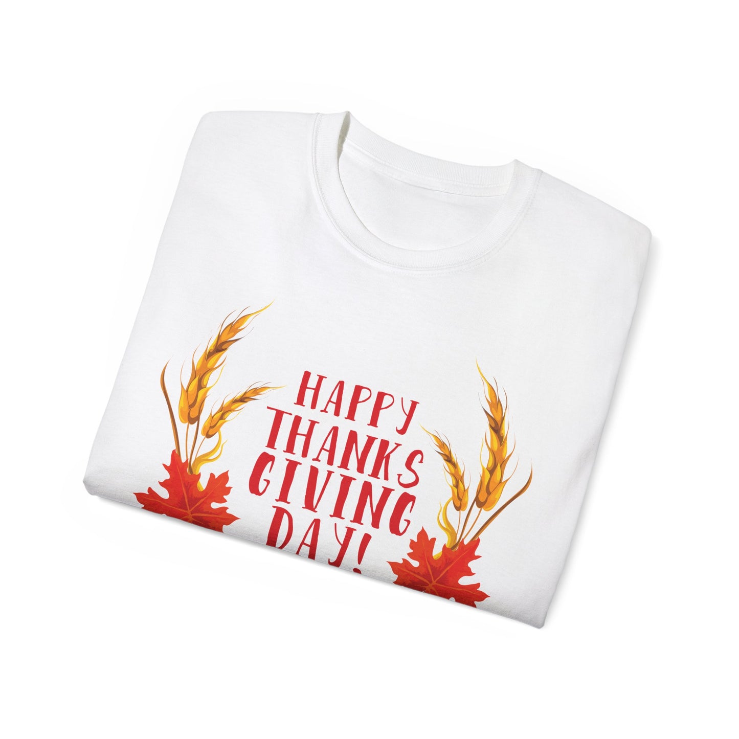 Unisex Ultra Cotton Tee - Happy Thanksgiving Day