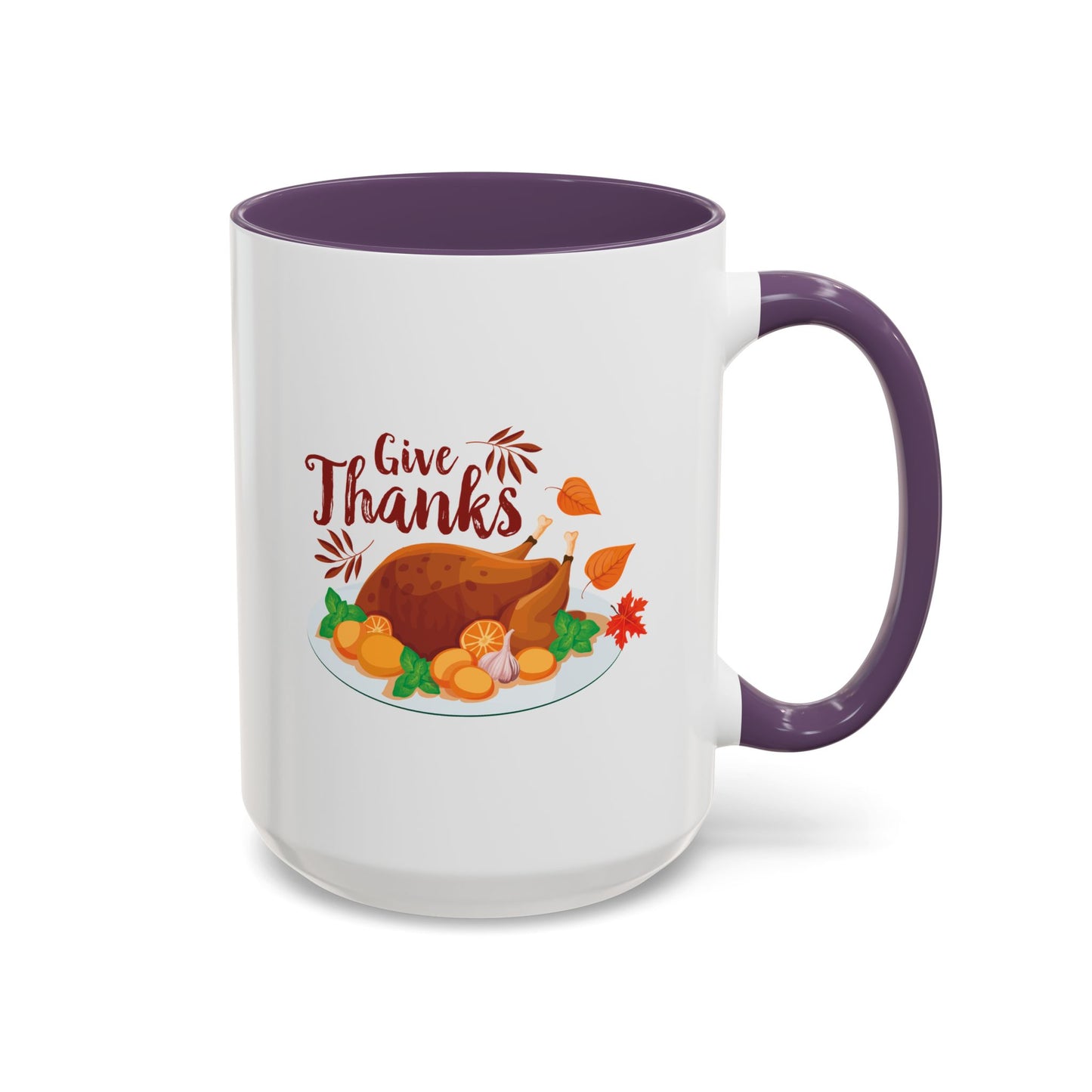 Accent Coffee Mug -Give Thanks