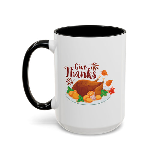 Accent Coffee Mug -Give Thanks