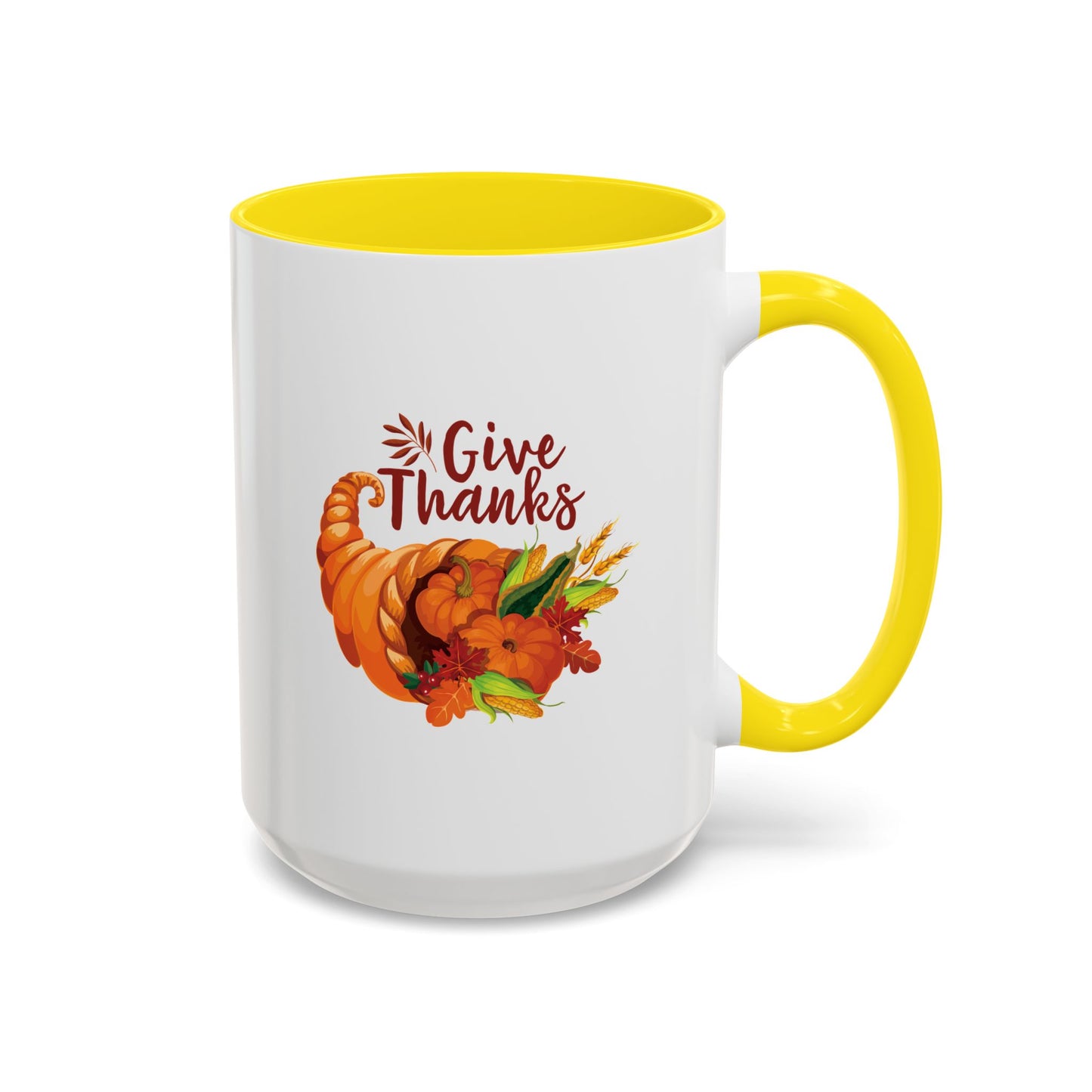 Accent Coffee Mug -Thanksgiving - Give Thanks