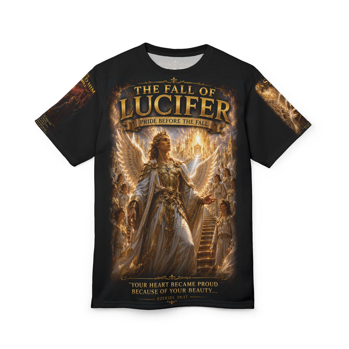 "The Fall of Lucifer"  - The First Rebellion - Tribute Tee — War In Heaven Collection