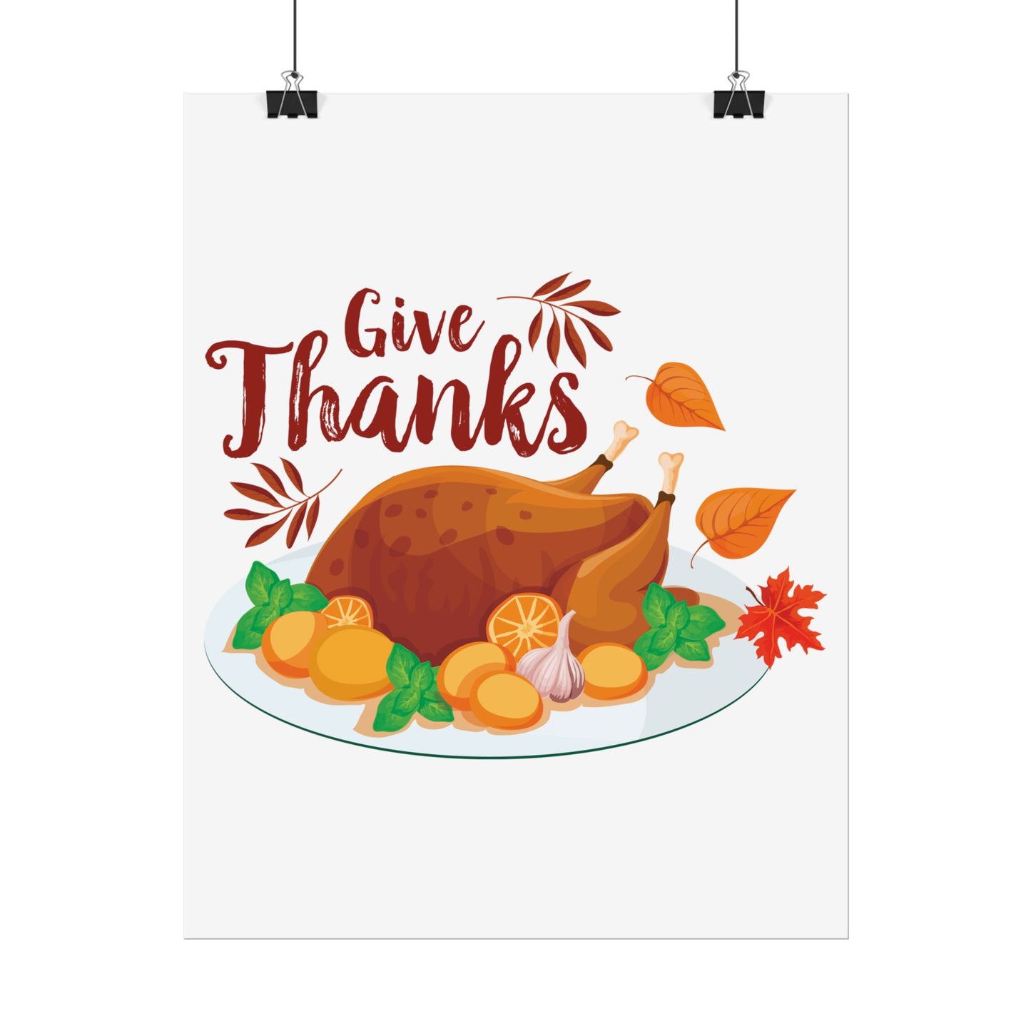 Rolled Poster -Give Thanks