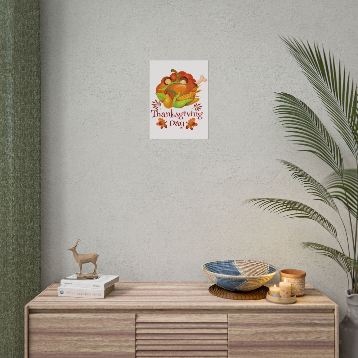 Rolled Poster -Thanksgiving Day - Turkey