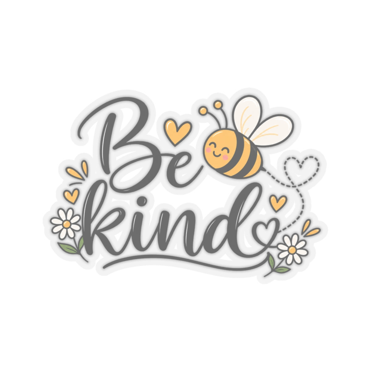 Kiss-Cut Stickers - Be Kind Bee