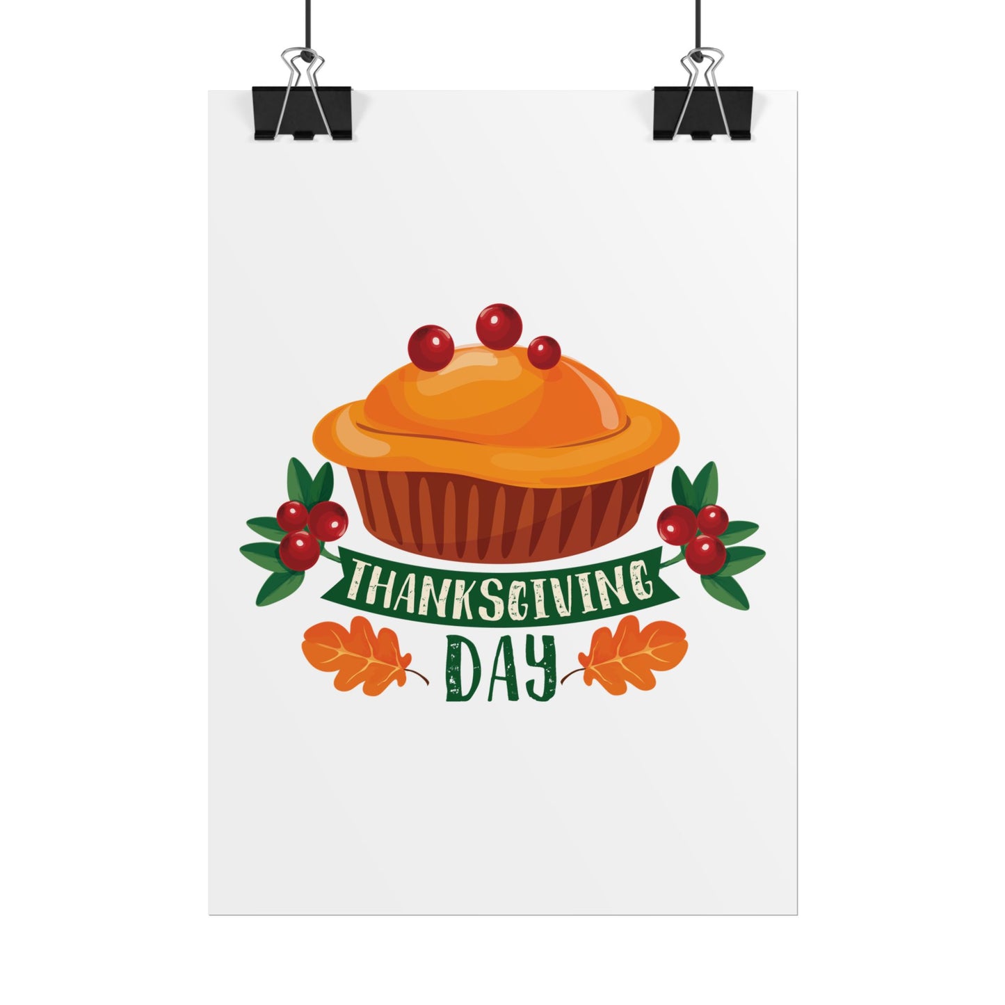 Rolled Poster -Thanksgiving Day - Pie