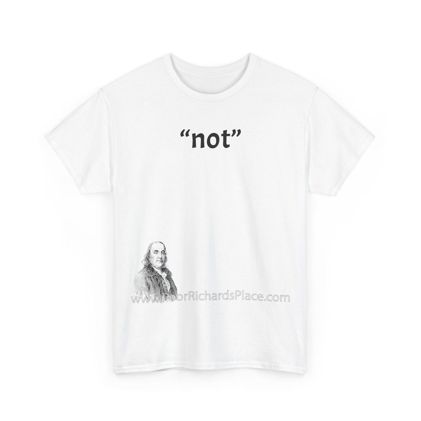Unisex T-Shirt - Poor Richard Says not