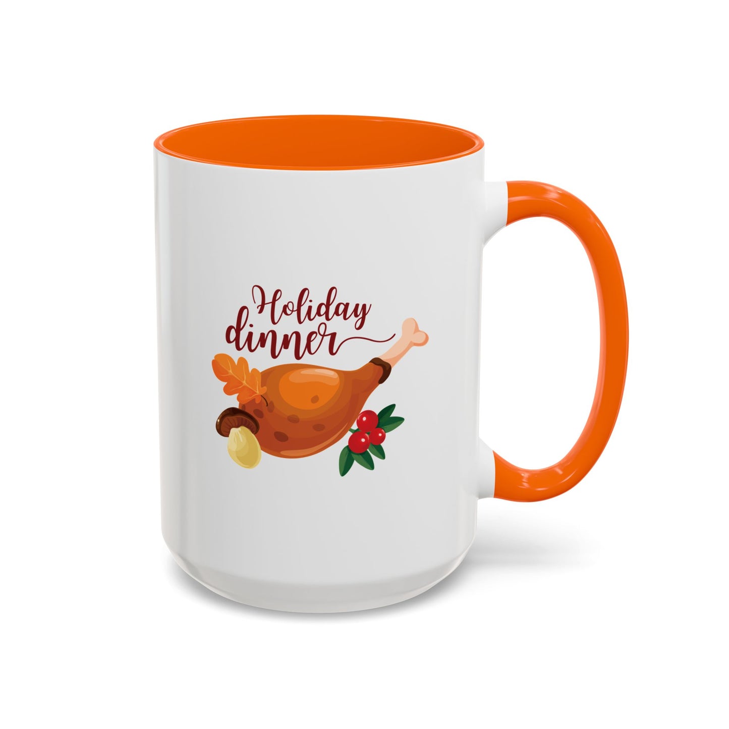 Accent Coffee Mug -Holiday Dinner