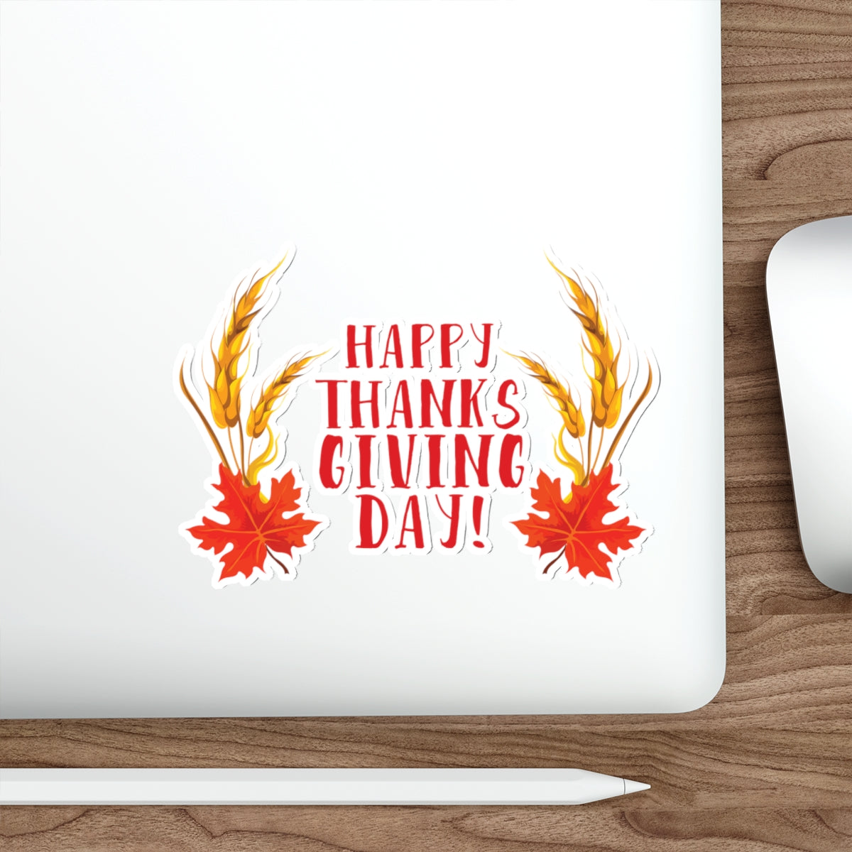 Die-Cut Stickers - Happy Thanksgiving Day