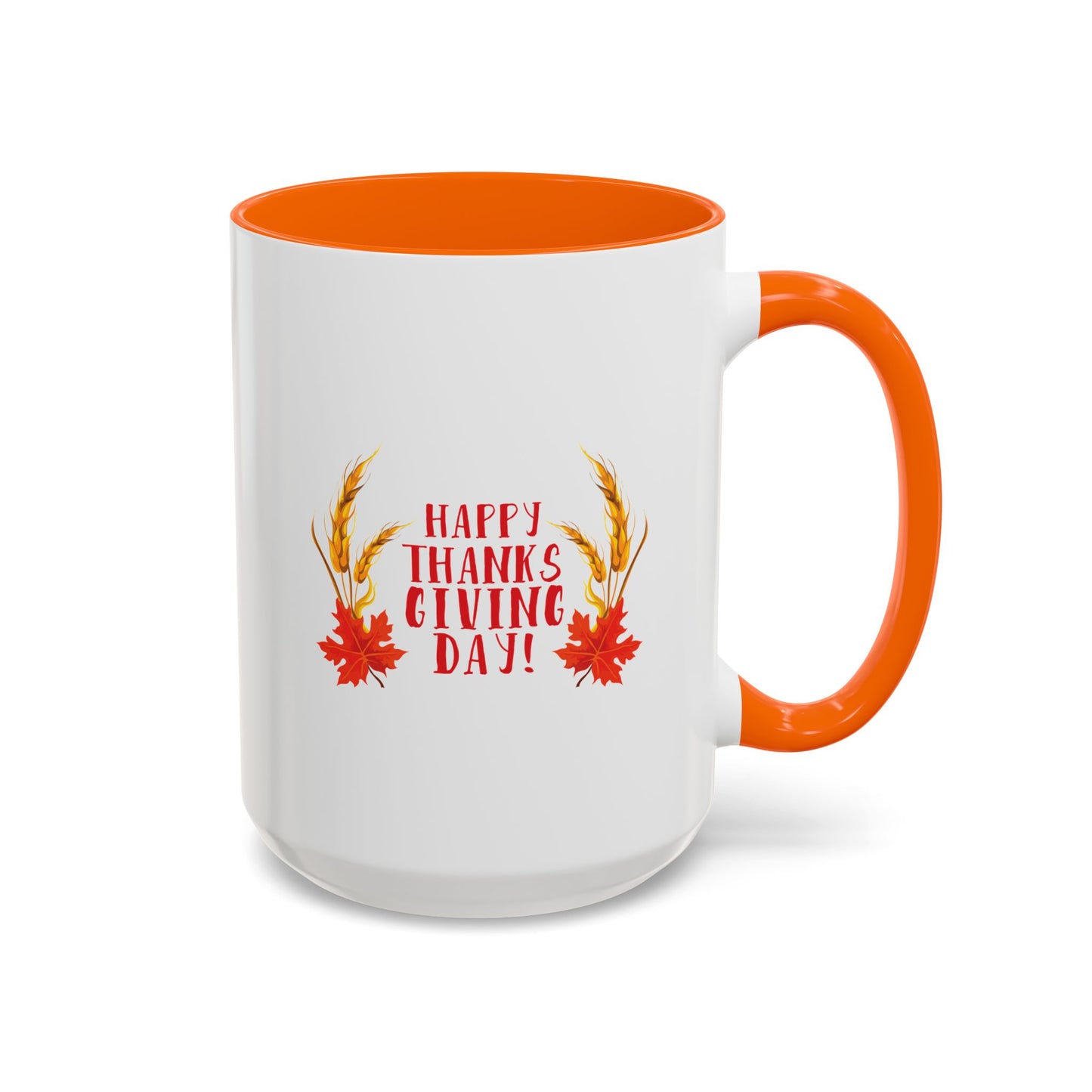 Accent Coffee Mug -Happy Thanksgiving Day