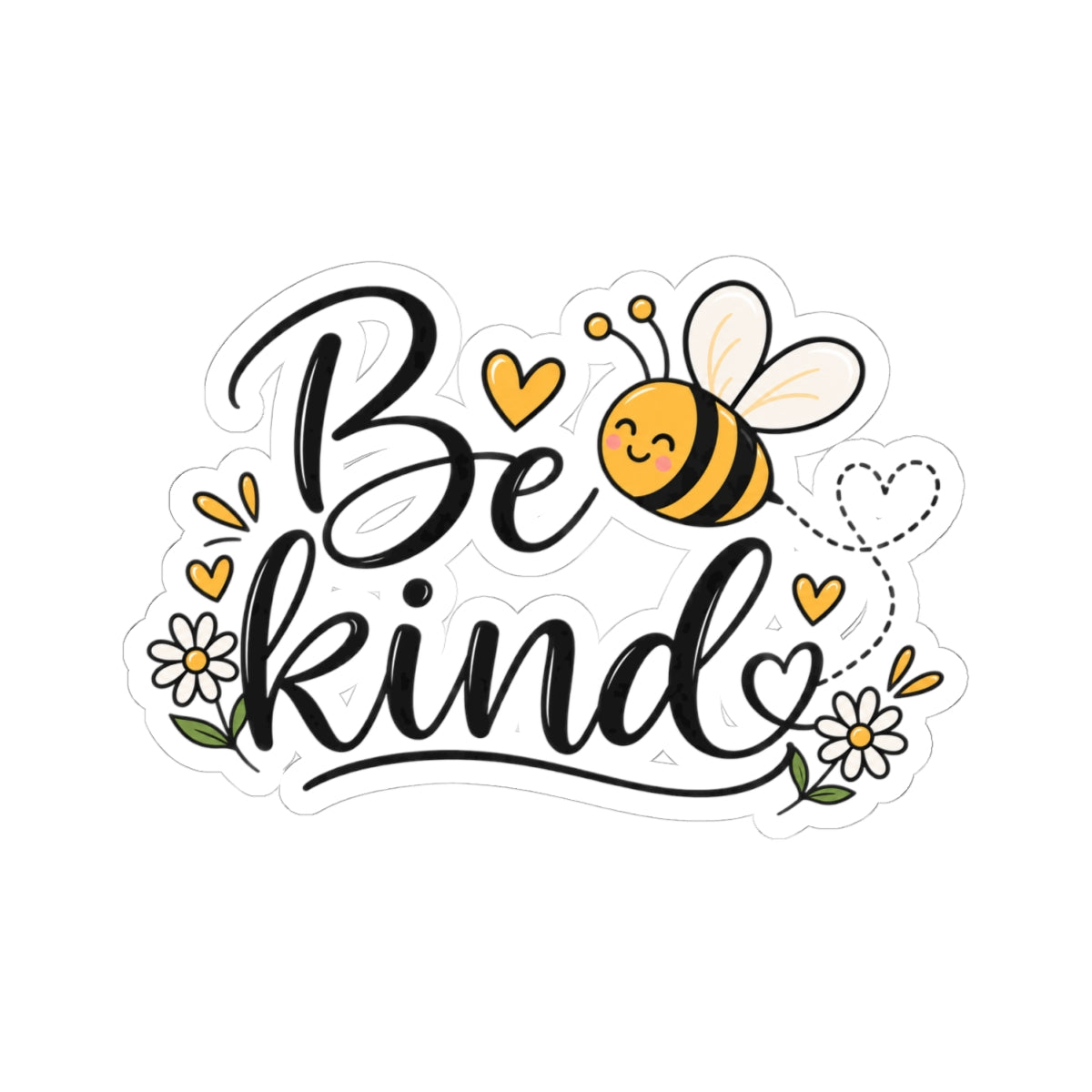 Kiss-Cut Stickers - Be Kind Bee