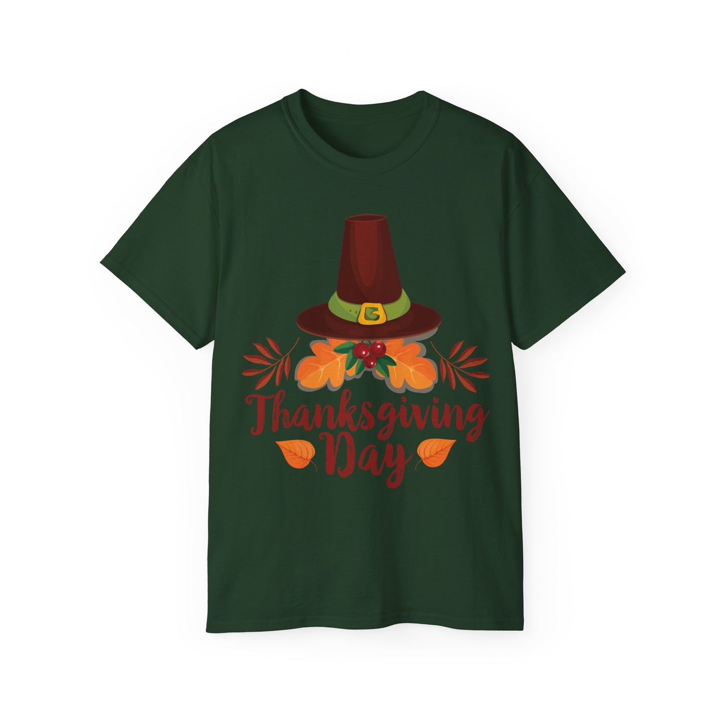 Unisex Ultra Cotton Tee - Thanksgiving Day - Happy Thanksgiving Day