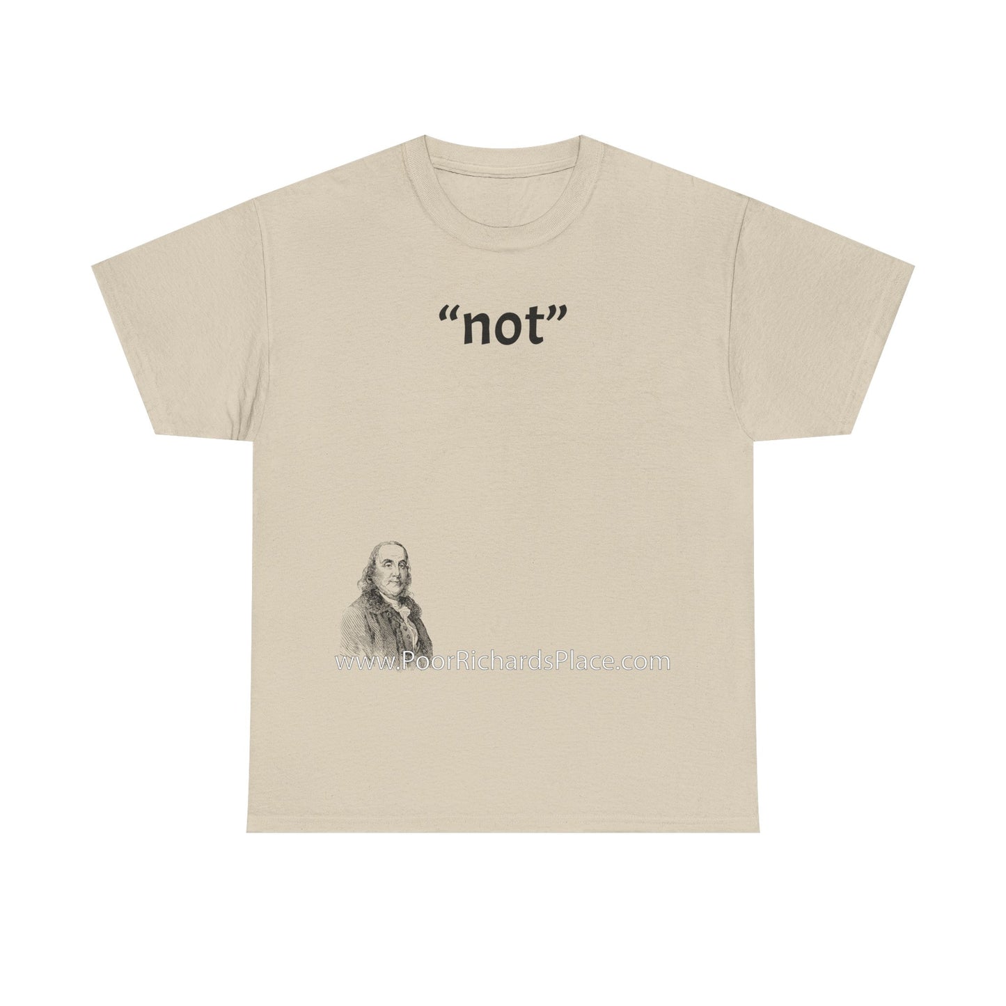 Unisex T-Shirt - Poor Richard Says not