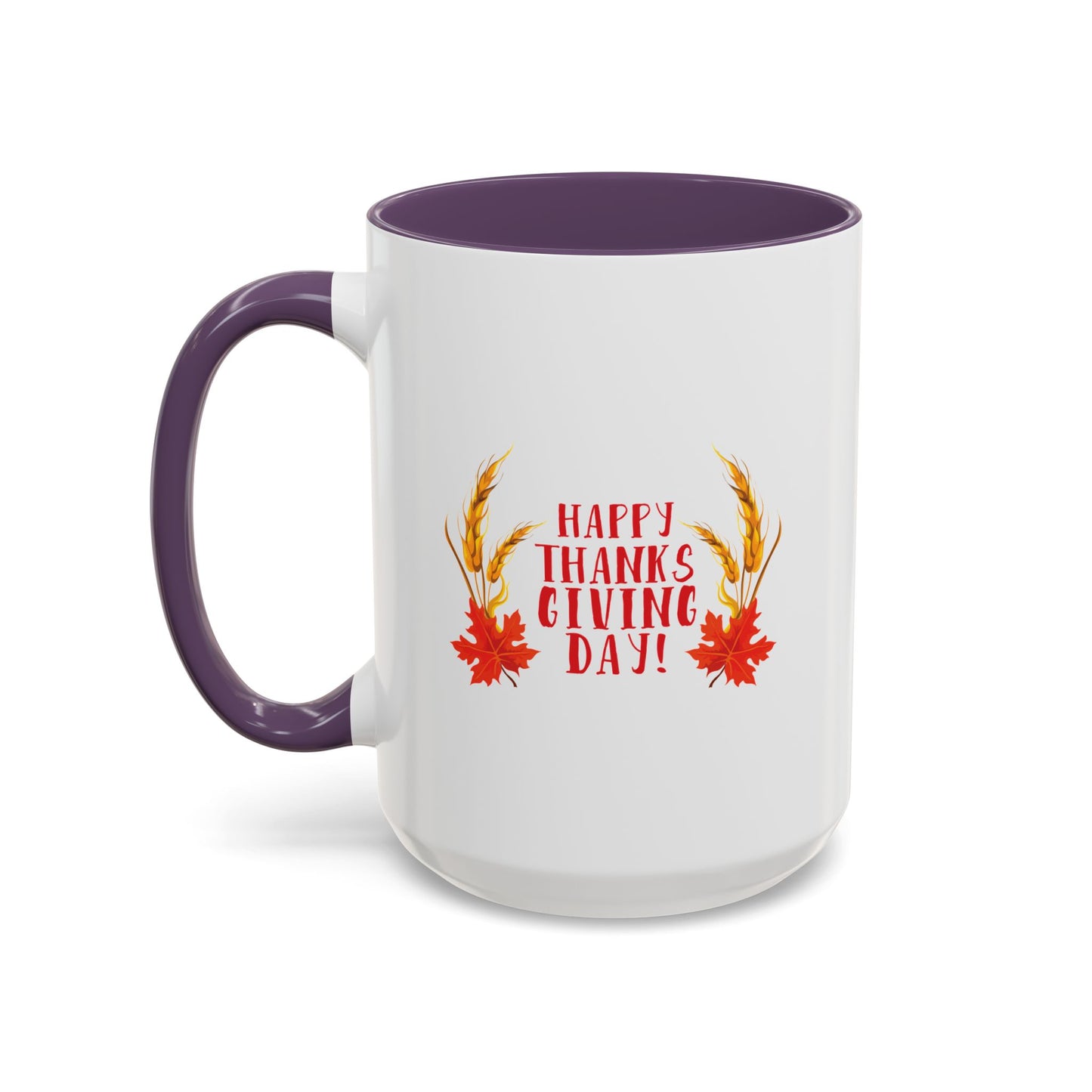 Accent Coffee Mug -Happy Thanksgiving Day