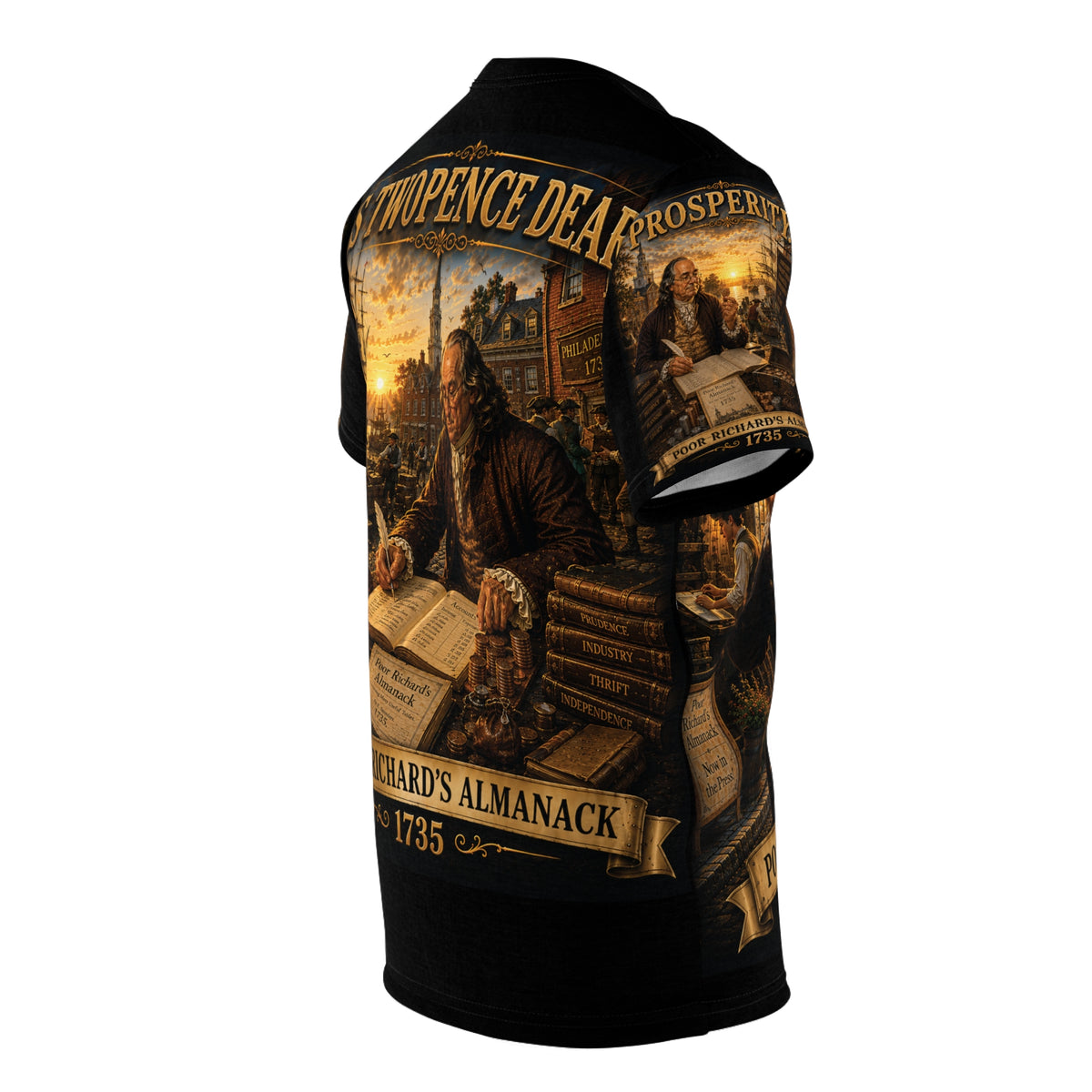 Benjamin Franklin "A Penny Saved..." - Tribute Tee