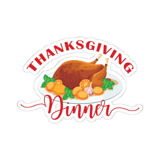 Kiss-Cut Stickers -Thanksgiving Dinner