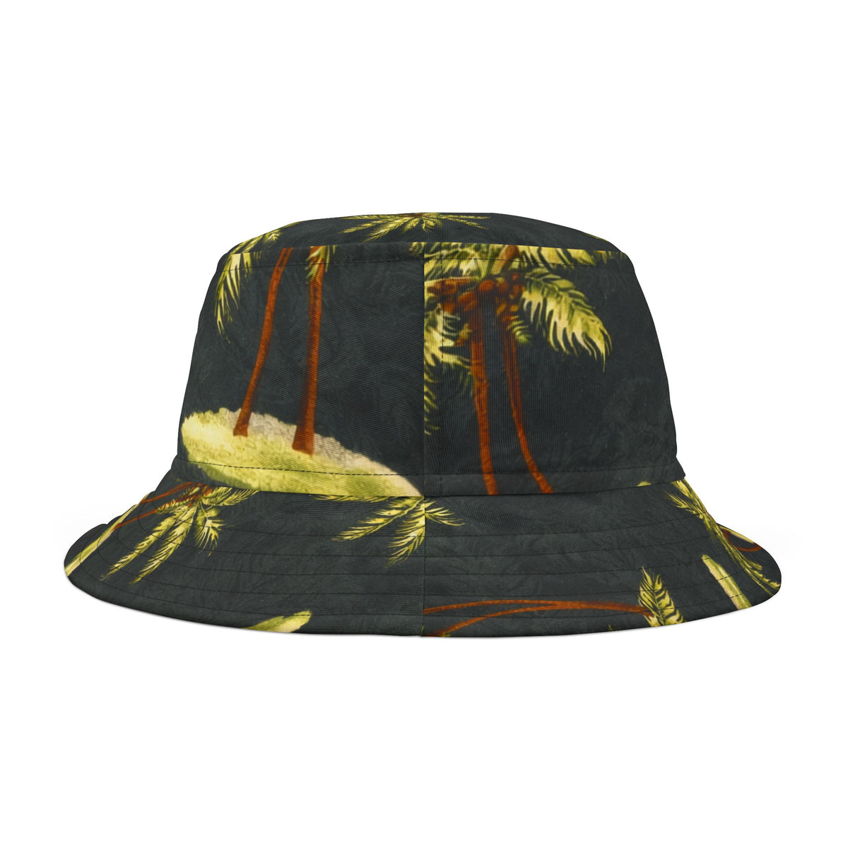 Palm Tree Surf Bucket Hat – Tropical Summer AOP