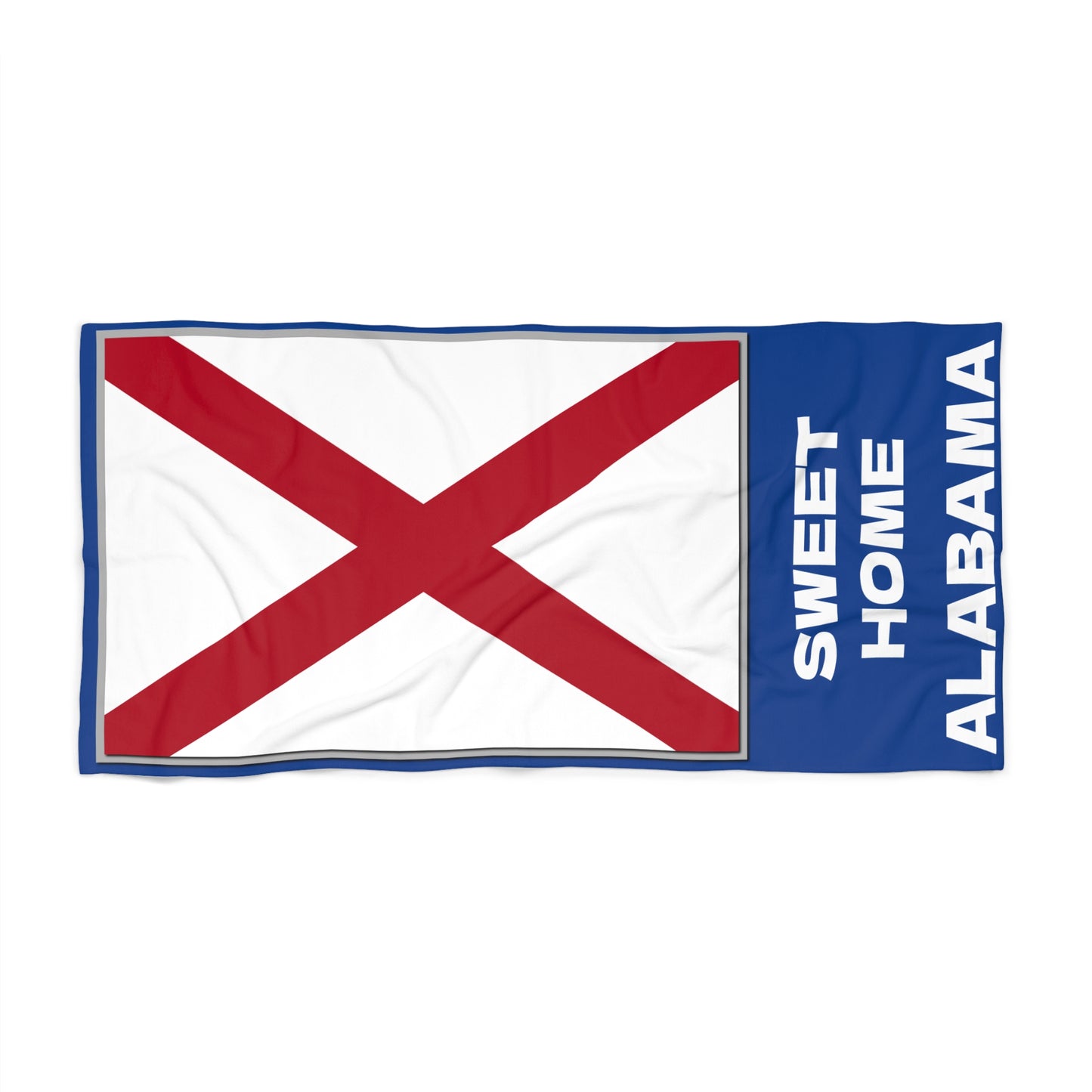 Alabama State Flag Beach Towel - State Pride