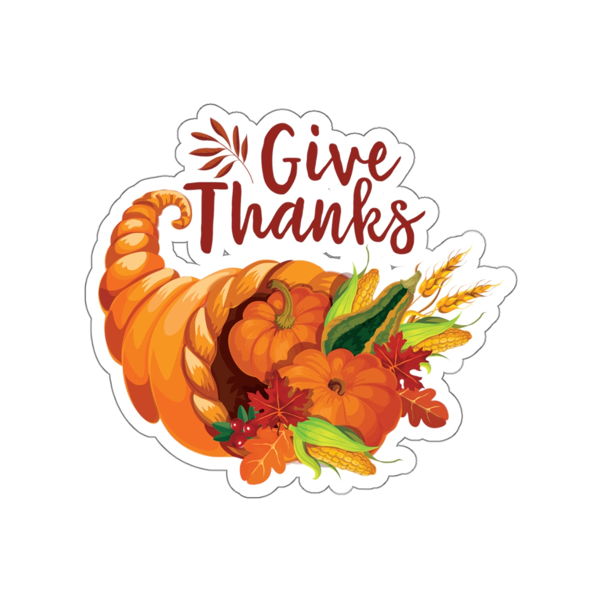 Die-Cut Stickers - Thanksgiving - Give Thanks
