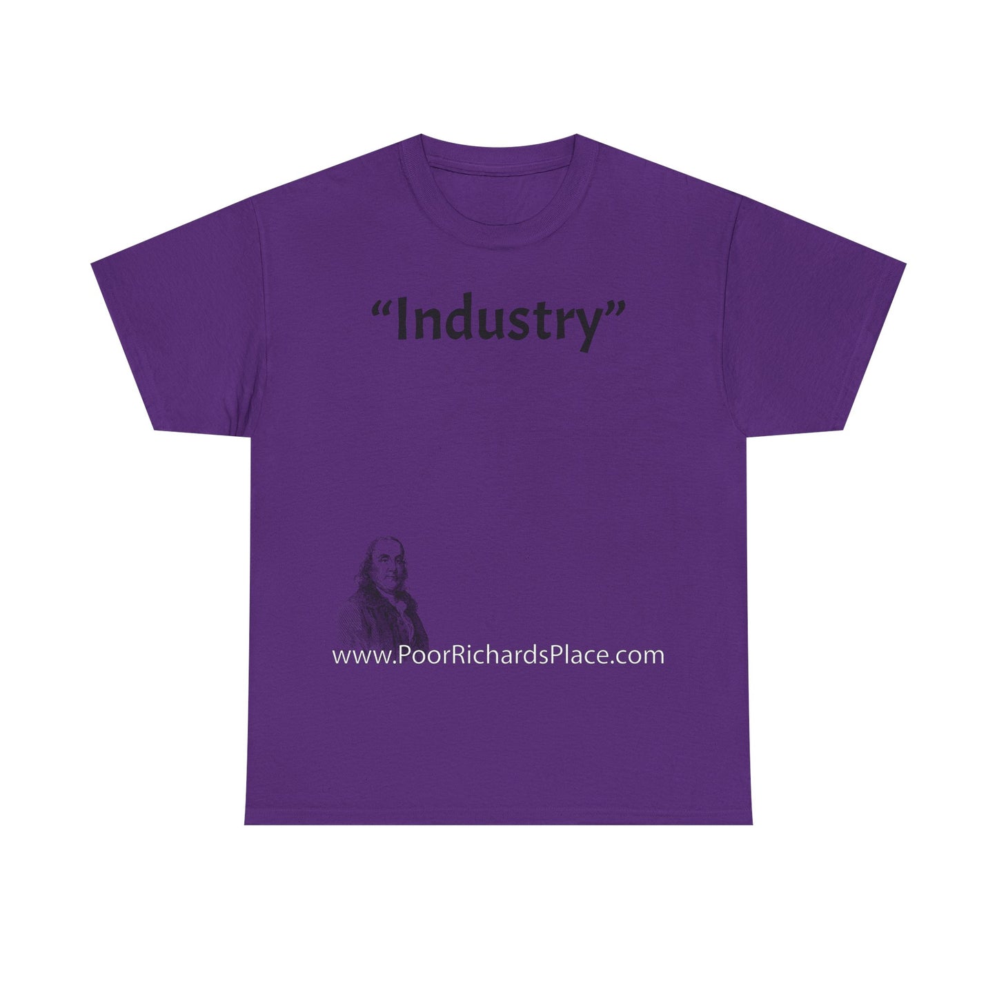 Unisex T-Shirt - Poor Richard Says Industry