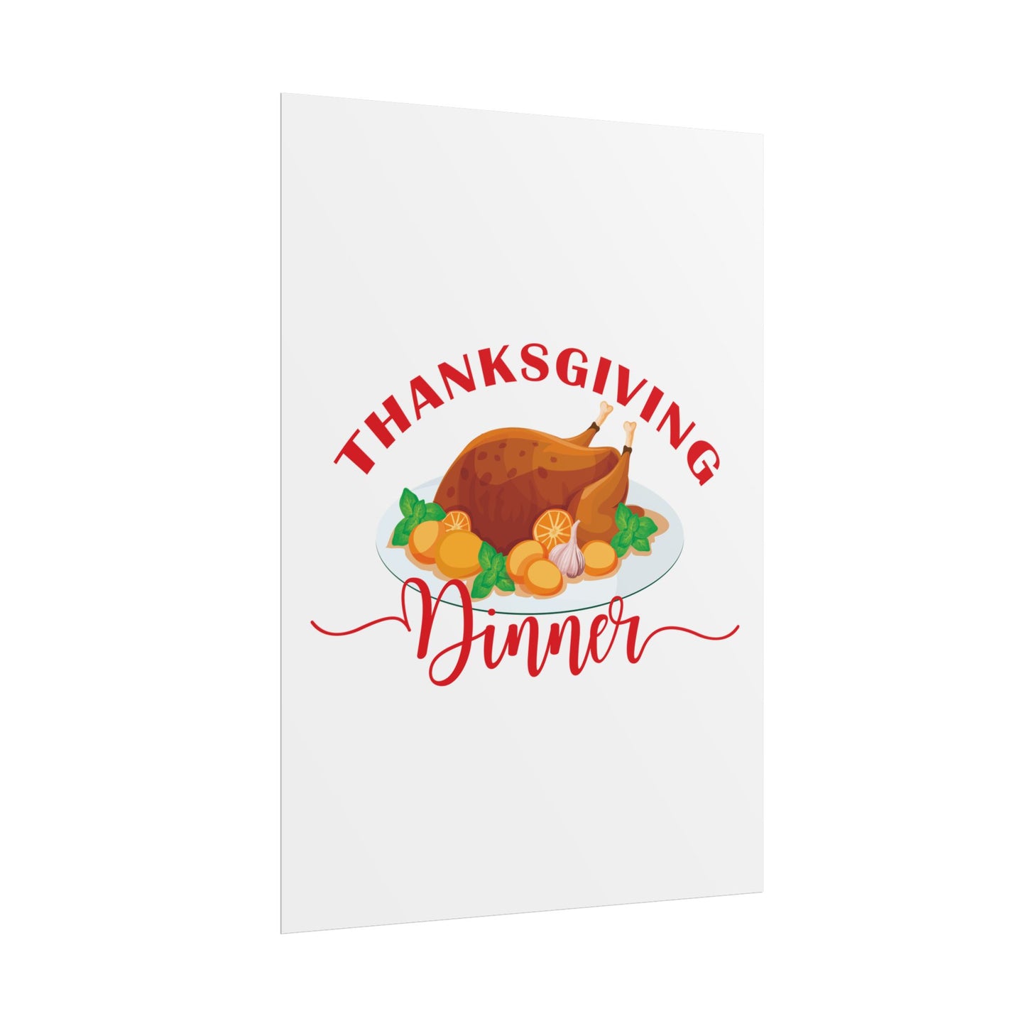 Rolled Poster -Thanksgiving Dinner