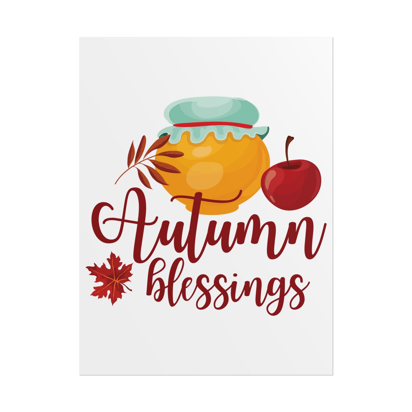 Rolled Poster - Autumn Blessings