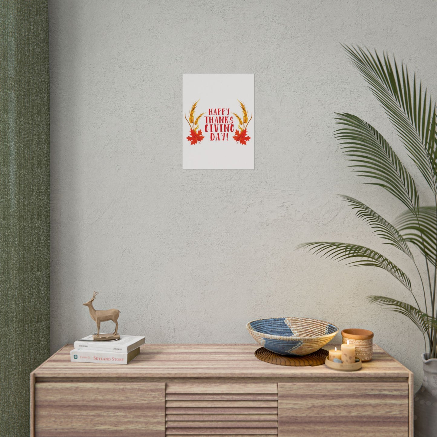 Rolled Poster -Happy Thanksgiving Day