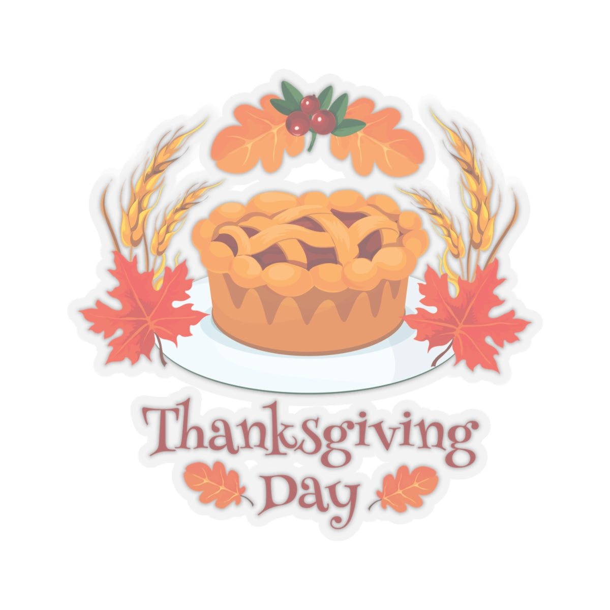 Kiss-Cut Stickers - Thanksgiving Day