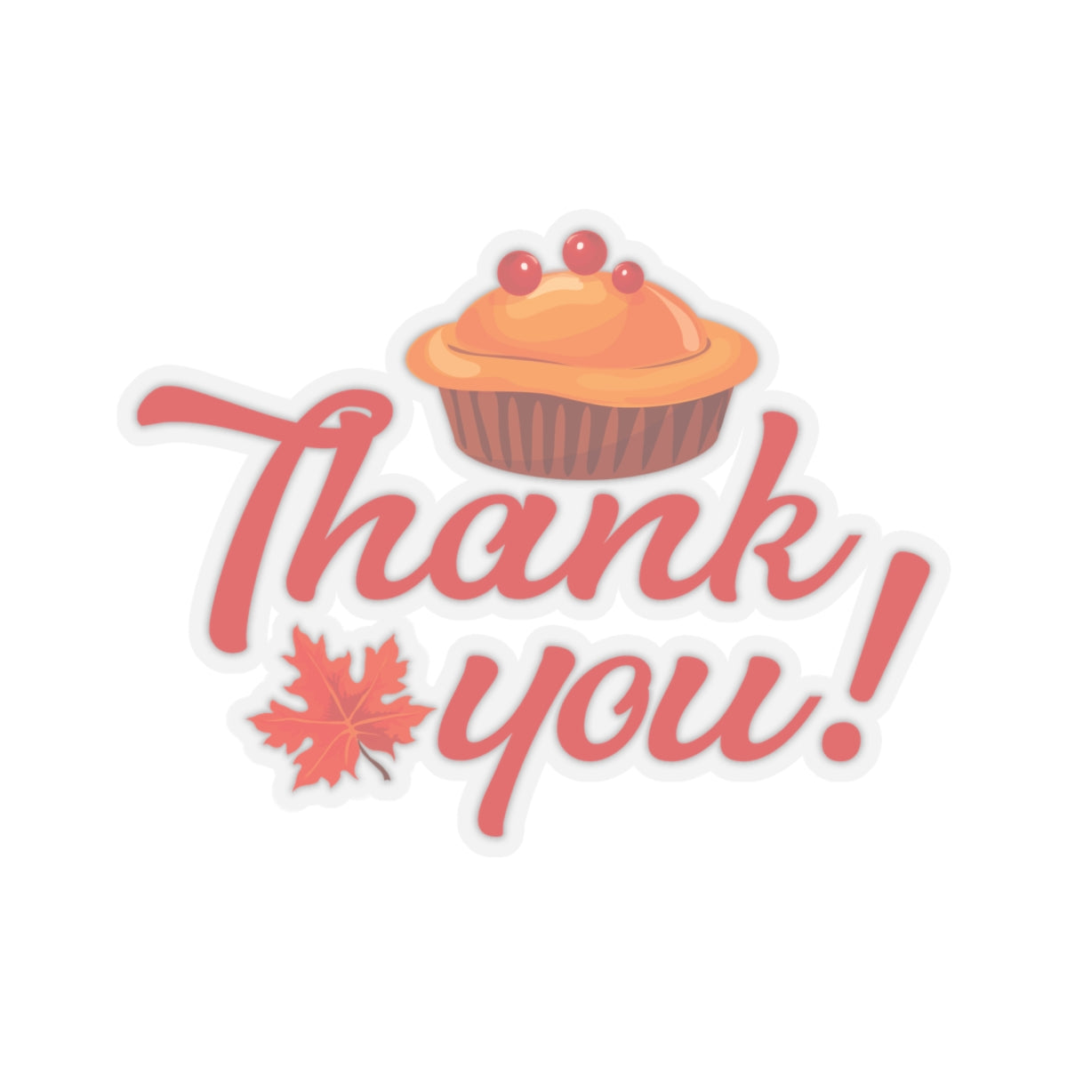 Kiss-Cut Stickers - Thank you