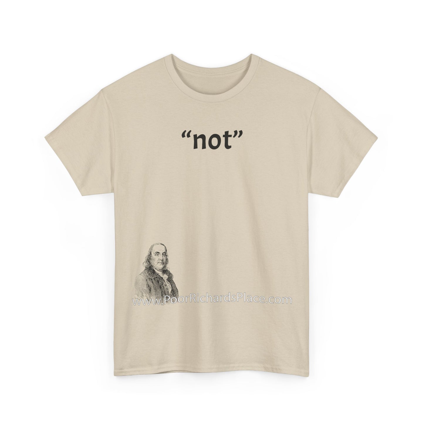 Unisex T-Shirt - Poor Richard Says not