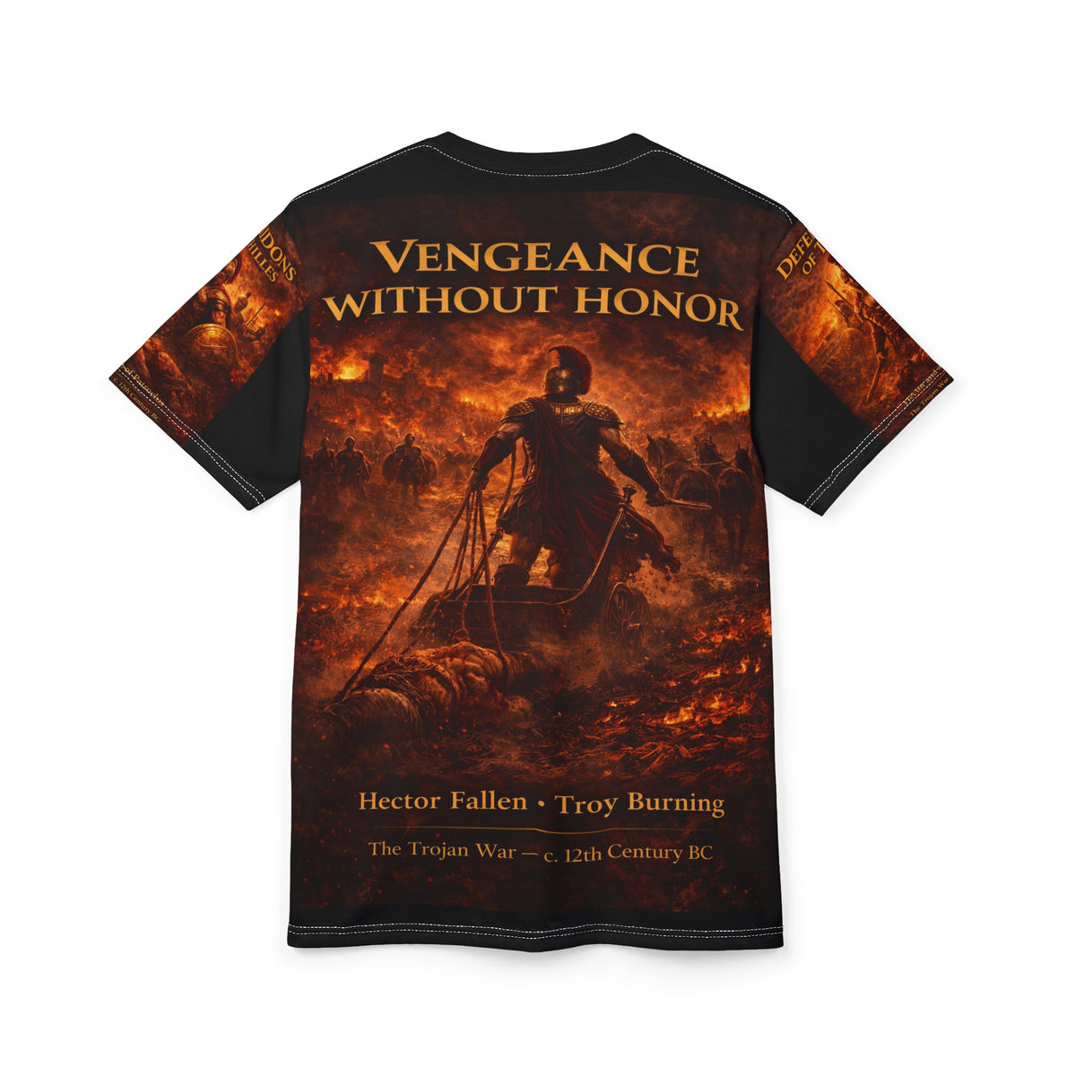 The ILiad - "RAGE OF ACHILLES" Tribute Tee — Trajan War - 1194–1184 BC